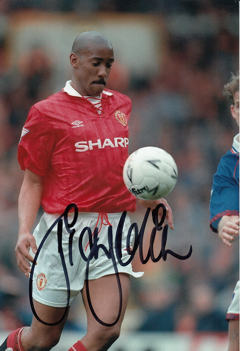 Manchester United Hand Signed Dion Dublin Photo Poster painting 12x8 4.