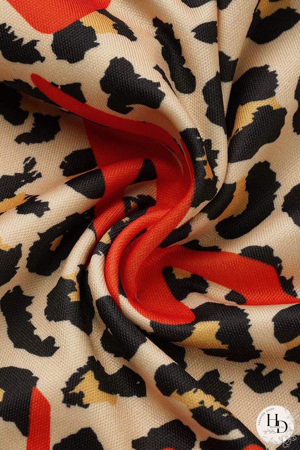 Red Fashion Sexy Printed Vest Shorts Set