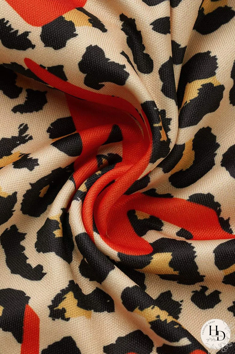 Red Fashion Sexy Printed Vest Shorts Set