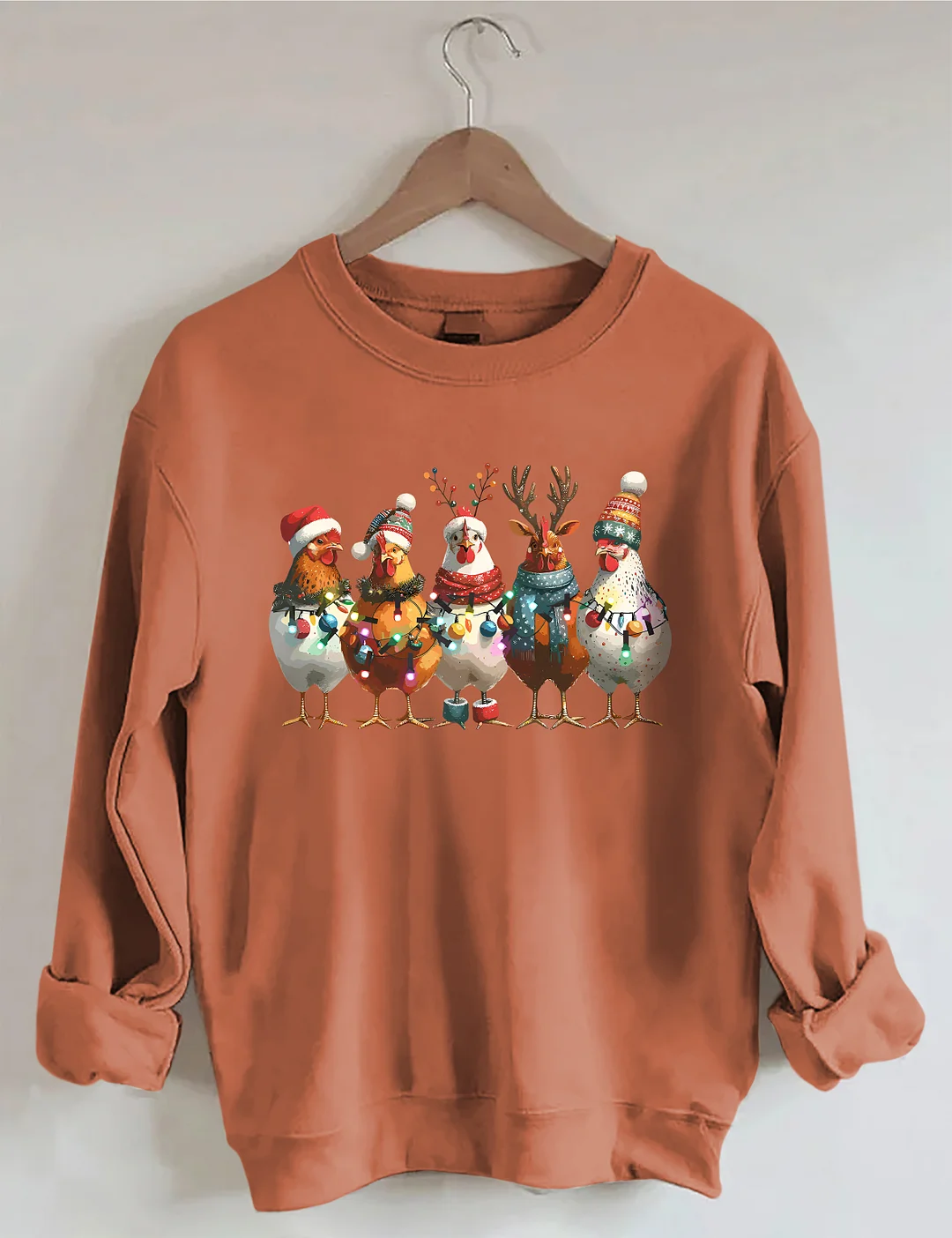 Christmas Chickens Sweatshirt