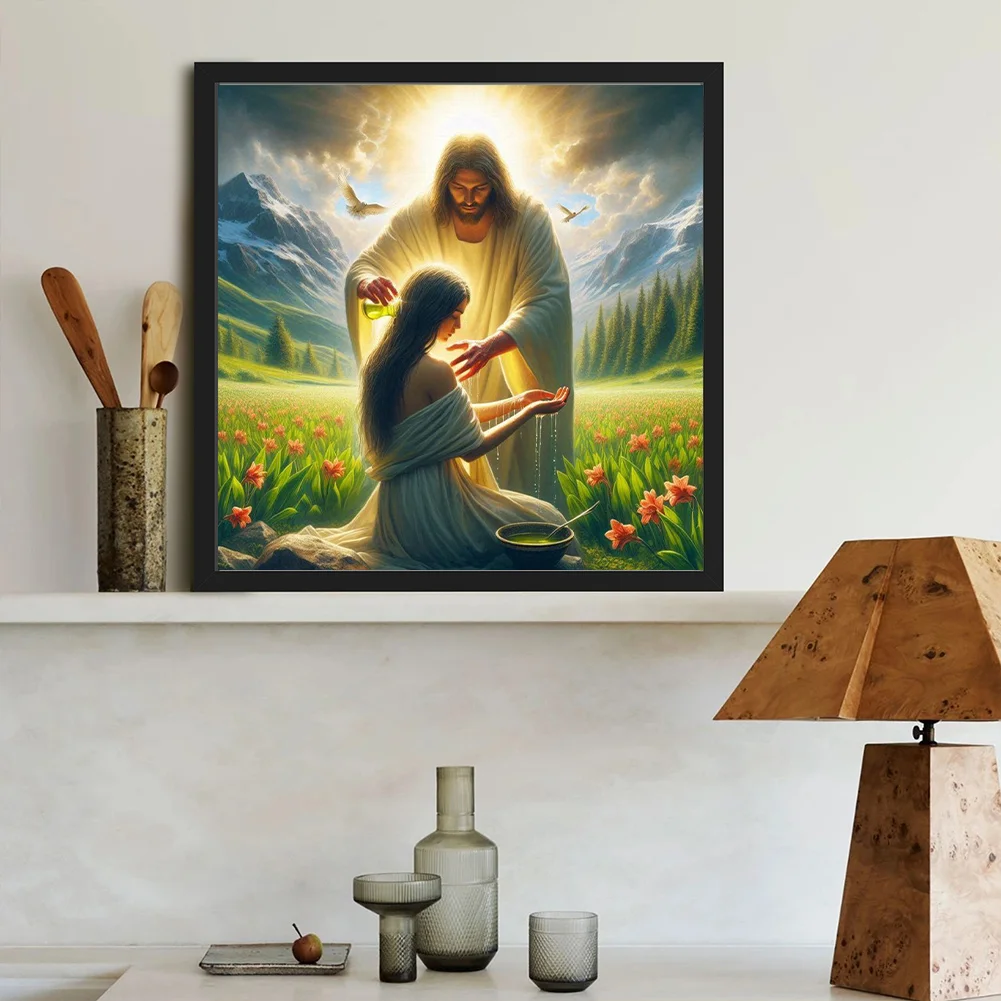Diamond Painting - Full Round Drill - Jesus(Canvas|40*40cm)