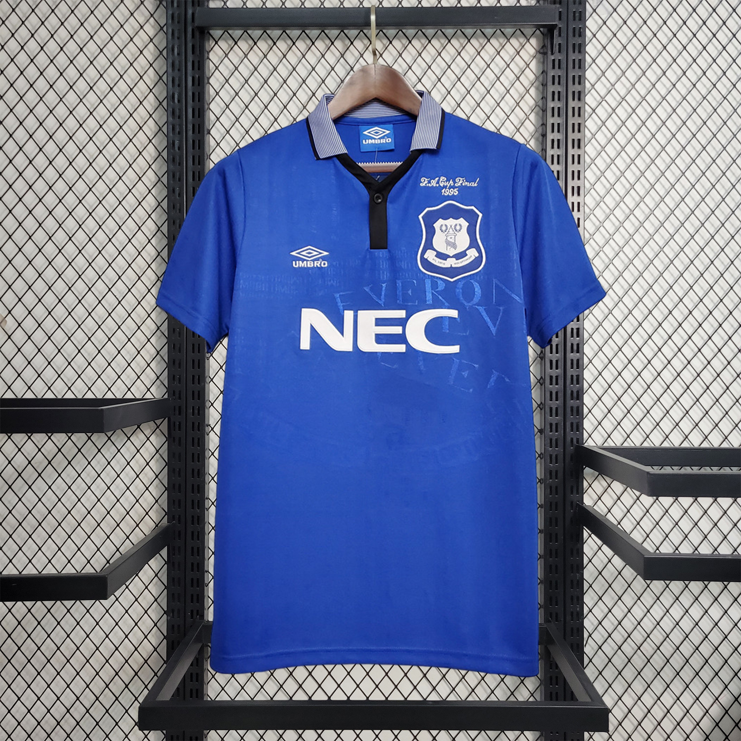 Retro Everton 1995 FA Cup Final Jersey