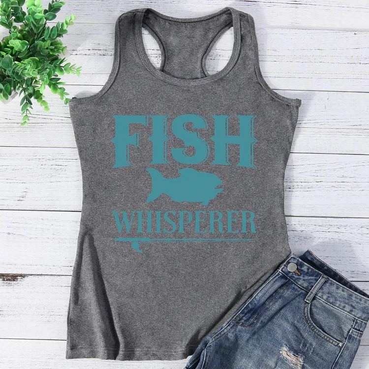 The Fish Whisperer Vest Top-Annaletters