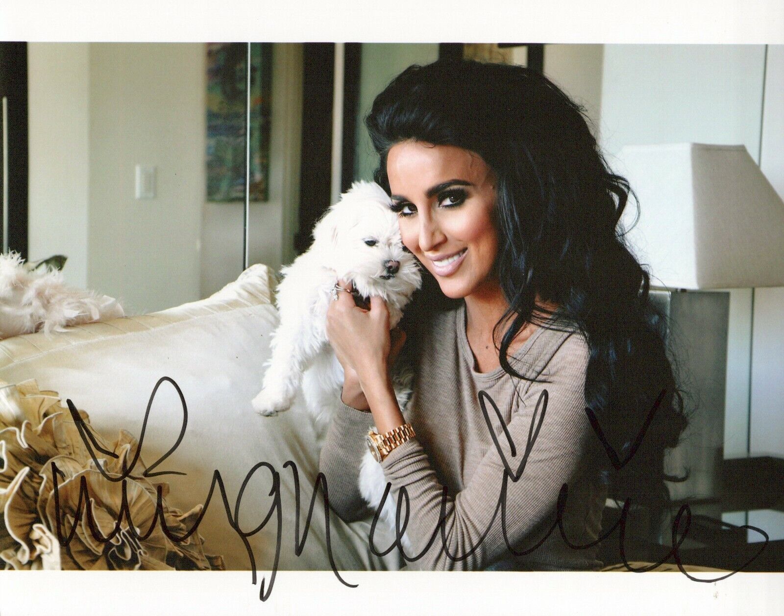 Lilly Ghalichi glamour shot autographed Photo Poster painting signed 8x10 #2