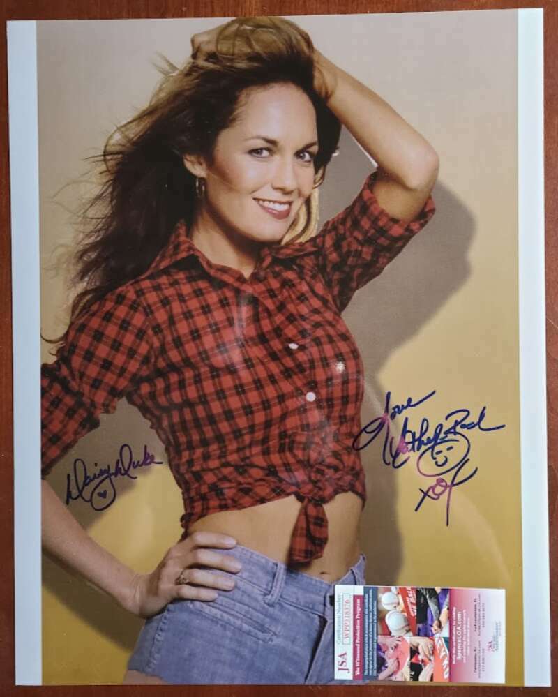 Catherine Bach JSA Coa Signed 16x20 Dukes Of Hazzard Photo Poster painting Autograph