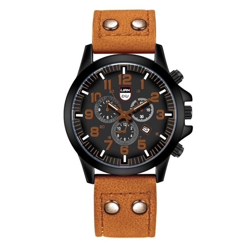 Fashion Geometric Buckle Quartz Men’s Watches