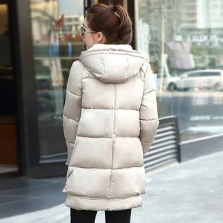 Toloer Large Size Down Cotton Coat Fat MM Students Pregnant Women In Long Cotton-Padded Clothes Female 200 Jin Loose Cotton Coat-Outfit Ideas