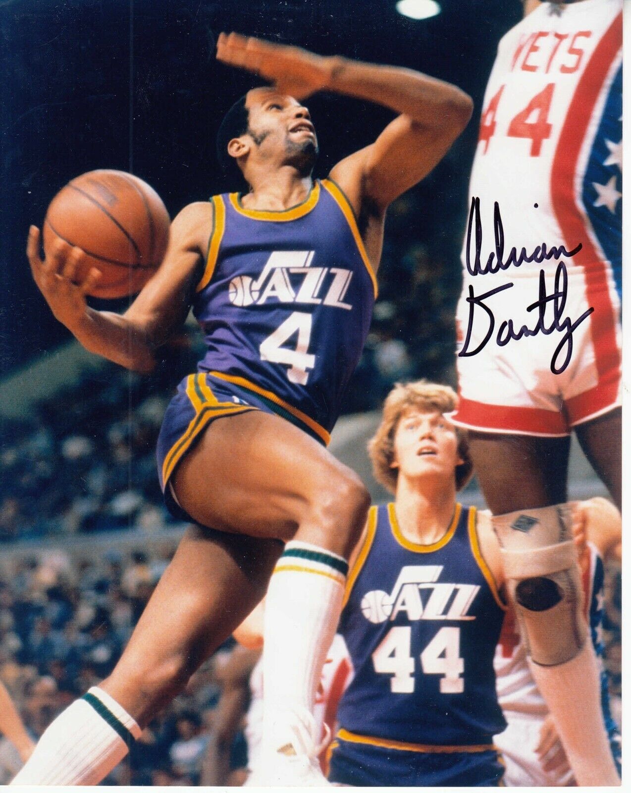 Adrian Dantley #0 8x10 Signed w/ COA Utah Jazz 033119