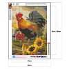 Rooster - Full Round Diamond Painting