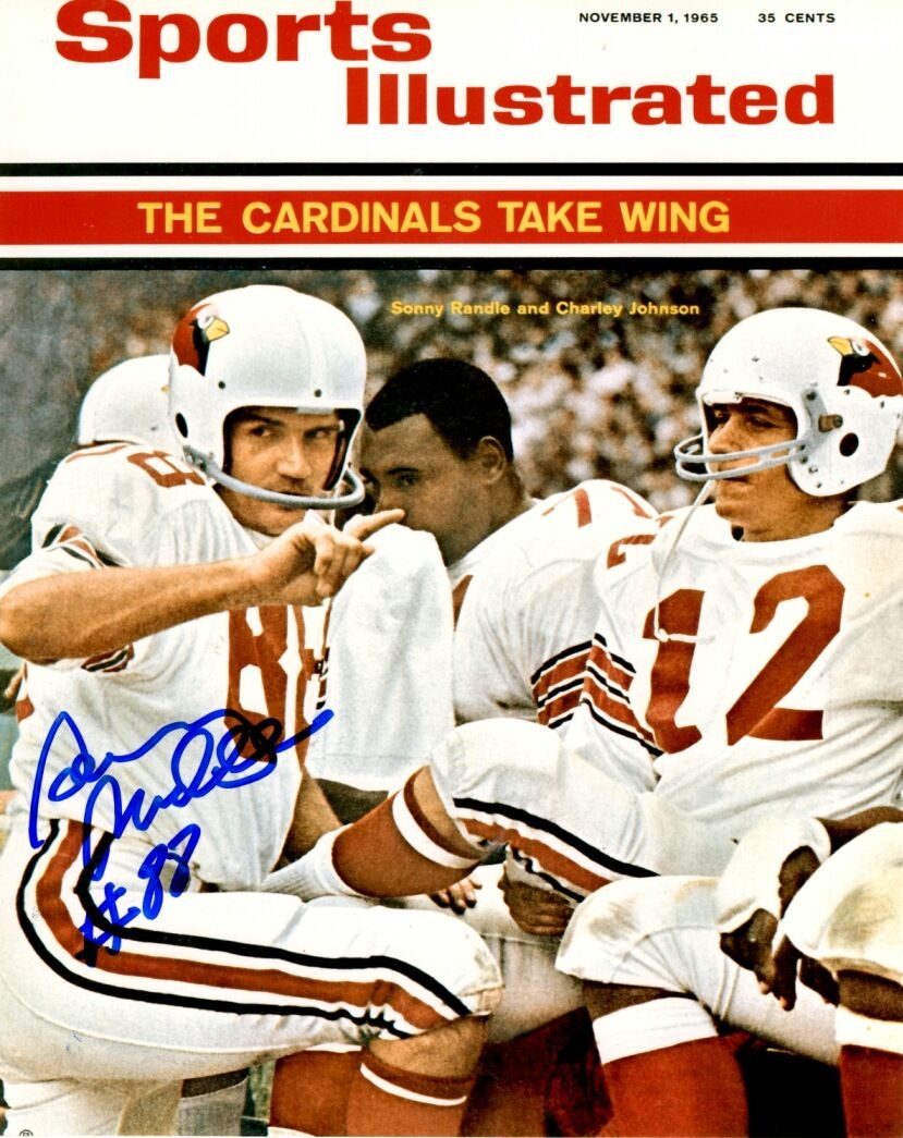 Autographed 8x10 SONNY RANDLE St Louis Cardinals Photo Poster painting - w/COA