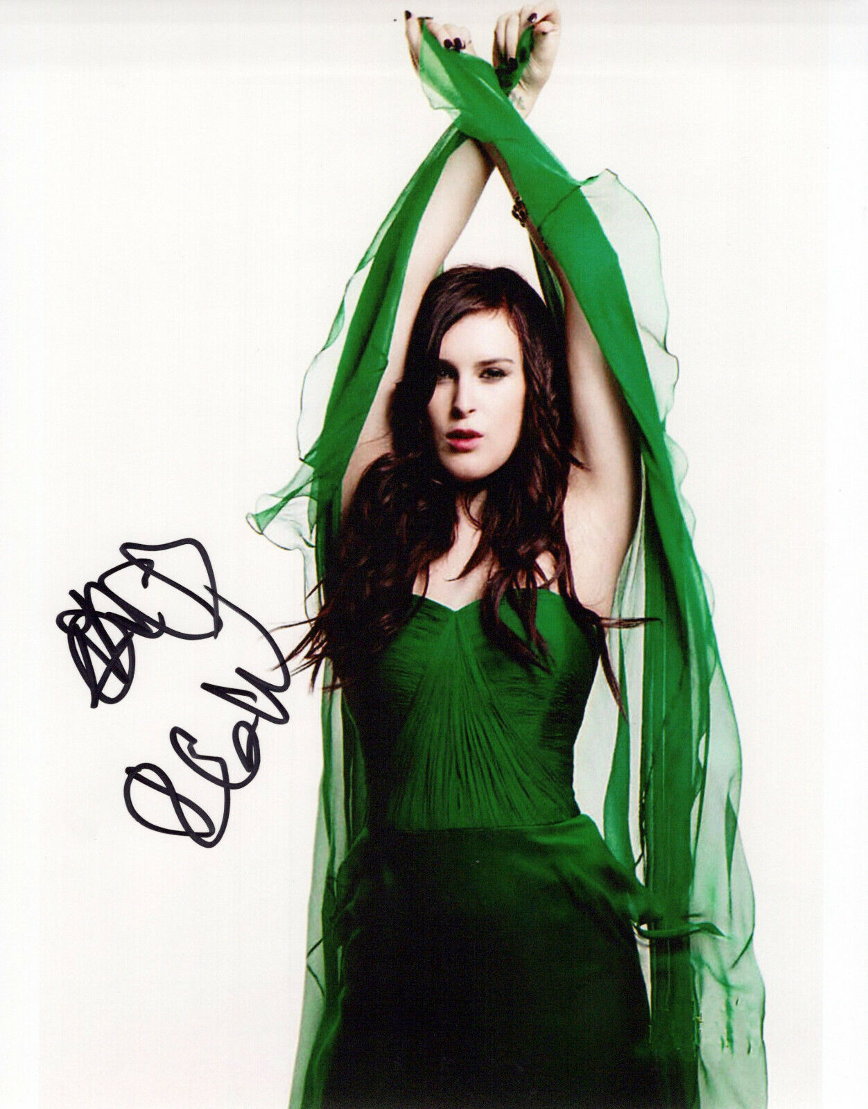 Rumer Willis glamour shot autographed Photo Poster painting signed 8x10 #7