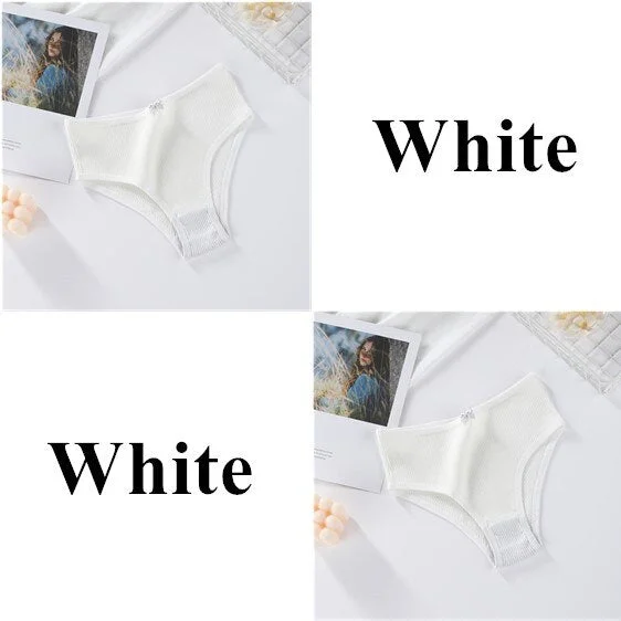 M-XL Cotton Panties Female Underpants Sexy Panties for Women Briefs Underwear Intimate Plus Size Pantys Lingerie 4 Solid Color