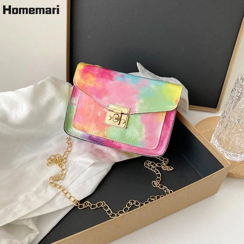 Fashion Marbling Crossbody Bags For Women 2021 PU Leather Shoulder Bag Waterproof Handbags For Women Korean Style Female Bags