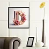 Diamond Painting -DIY Round Drill Letter D(40x40cm)
