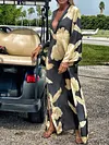 Printed Loose Casual Dress