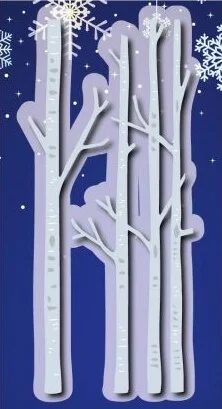 Piggy Craft metal cutting dies cut die mold Winter Christmas Series Scrapbook paper craft knife mould blade punch stencils dies