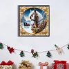 (40*40cm)Xmas Horse - Crystal Rhinestone Diamond Painting