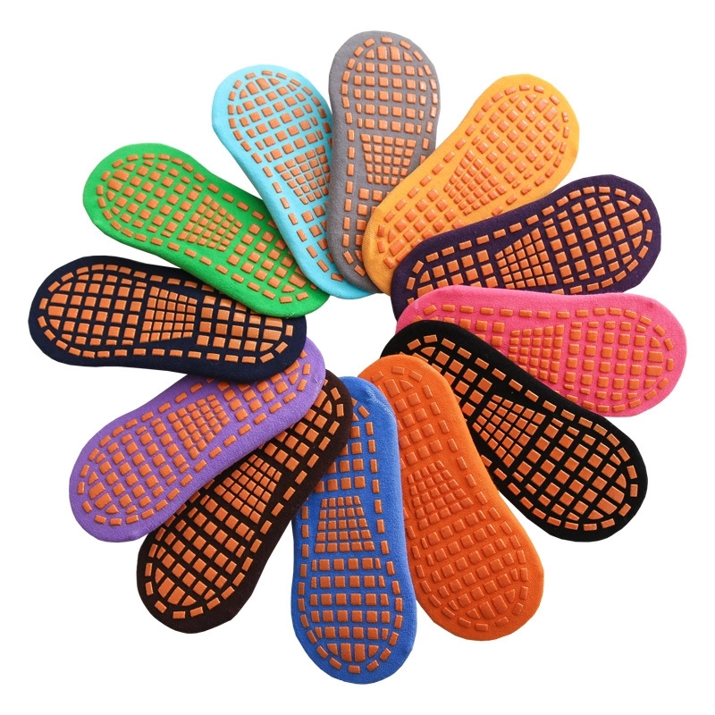 Factory Trampoline Socks Glue Dispensing Non-Slip Floor Foot Sock Children’s Playground Baby Early Education Adult Yoga Socks