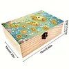 uk.everydayedeals DIY Diamond Painting Wooden Storage Box With Locking Clasp -&nbsp;Flower