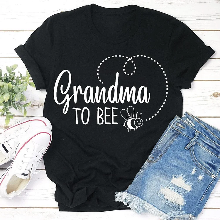 Grandma to bee T-shirt Tee -03124-Annaletters