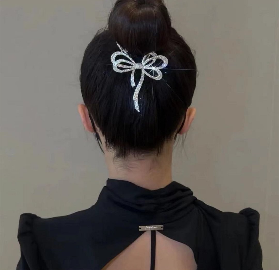 🎅Early Christmas Sale-49% OFF🎁Bow light luxury premium feeling hairpin🎀 BUY 2 GET 1 FREE