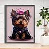 Diamond Painting-DIY Full Round Drill Cute Dog
