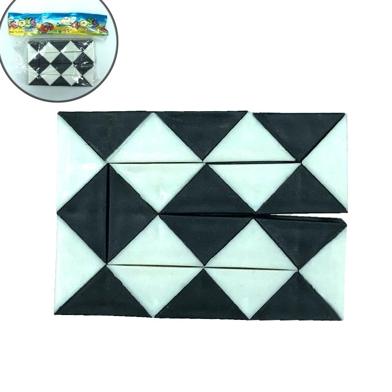 Fashion Children’s Educational Transformation Magic Snake Folding Cube Capsule Twist Toy