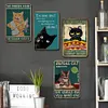 6PCS Cat - Metal Tin Signs(8*12Inch/12*16Inch) - Animal