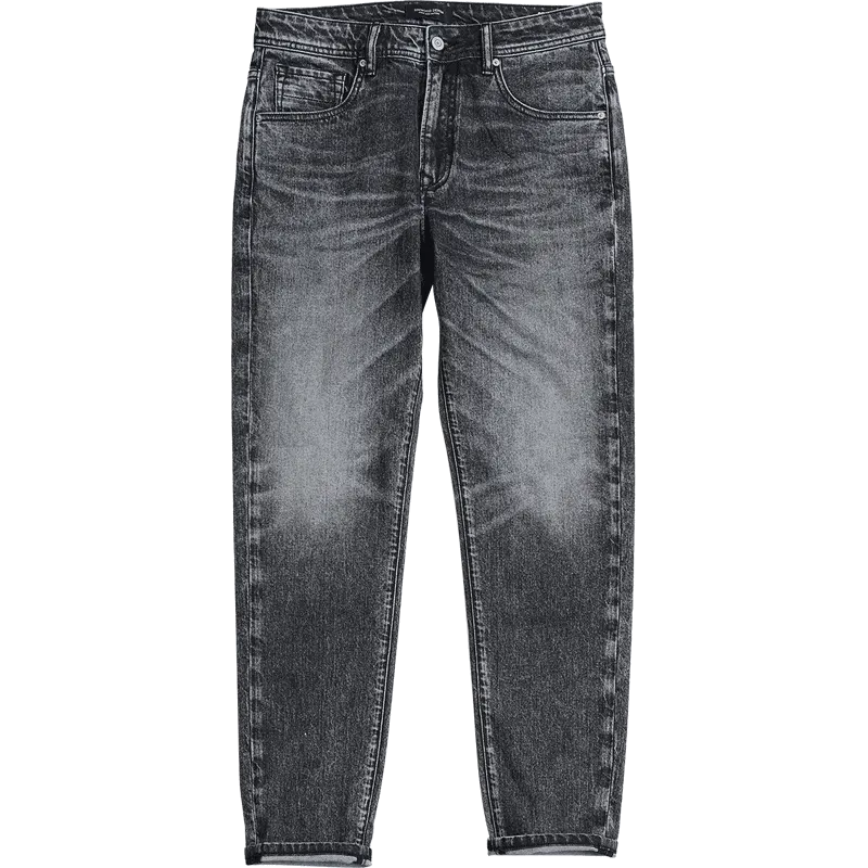 SIMWOOD 2021 New Jeans Men Classical Jean High Quality Straight Leg Male Casual Pants Plus Size Cotton Denim Trousers  180348