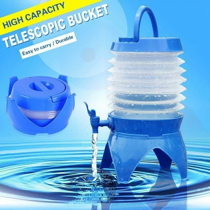 Collapsible Water Container with Spigot