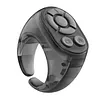 Scrolling Ring Remote Control Page Turner BT Camera Remote Fingertip Wireless Scroller Page Turner Clicker Compatible for iPhone Android Phone
