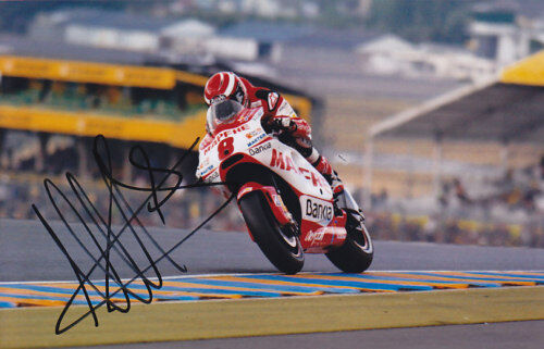 Hector Barbera Ducati Signed Photo Poster painting 5x7 2011 3.