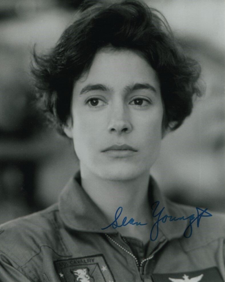 SEAN YOUNG Signed Autographed FIRE BIRDS BILLIE LEE GUTHRIE Photo Poster painting