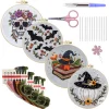 4 Set Fall Halloween Series- Embroidery Kits