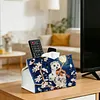 (25cm)Moon Violin Snow Owl DIY Diamond Painting PU Tissue Holder Box