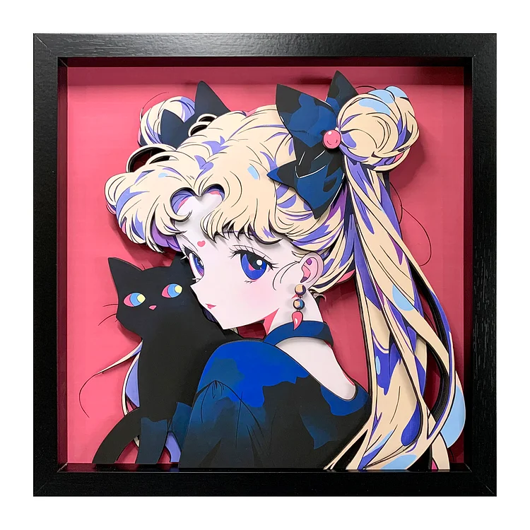 PRE-ORDER MOMO Studio - Sailor Moon - 3D Decorative Paint of Usagi Tsukino Scence-