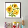 Sunflower - 9CT Partial Beaded Cross Stitch Kit(19x19cm)