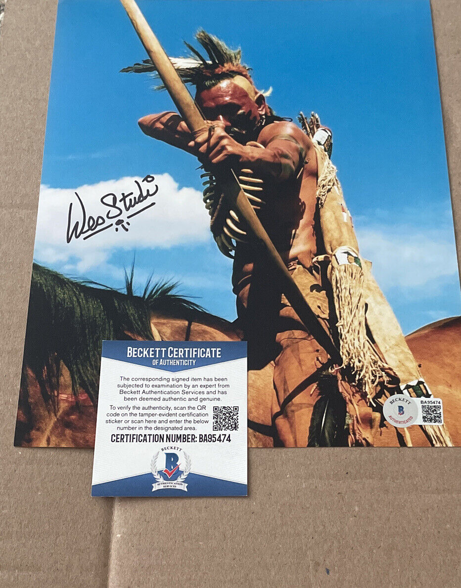 WES STUDI SIGNED 8X10 Photo Poster painting BECKETT CERTIFIED