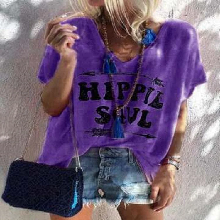 HIPPLE SOUL Printed T-shirt