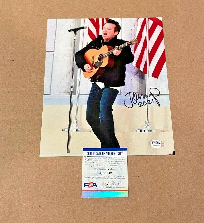 JOHN COUGAR MELLENCAMP SIGNED 8X10 CONCERT MUSIC Photo Poster painting PSA/DNA CERTIFIED