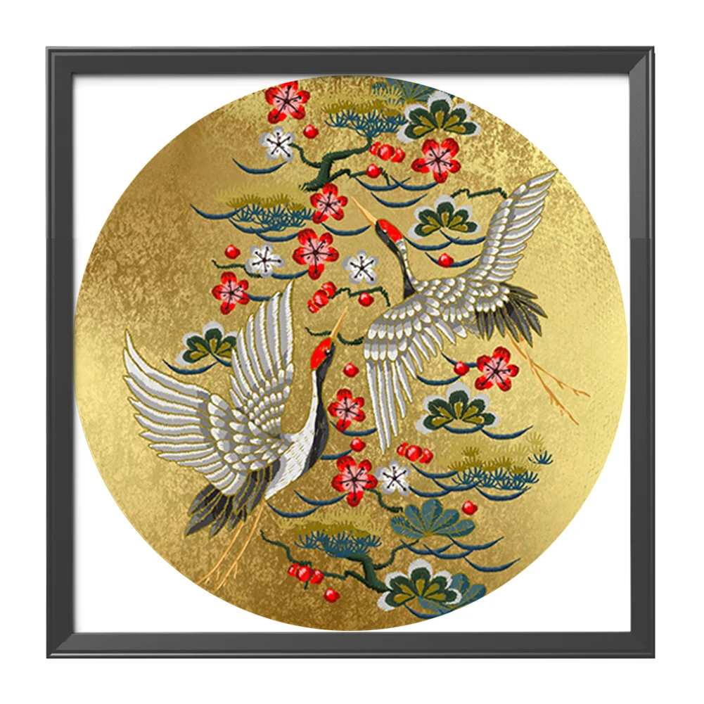 11ct Stamped Cross Stitch - Flower(50*50cm)