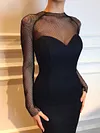 Sexy Slim Hollow See-Through Mesh Simple Solid Color Party Maxi Dress