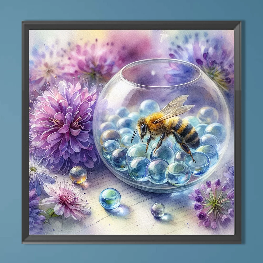 Full Round Diamond Painting 40*40cm - Bee
