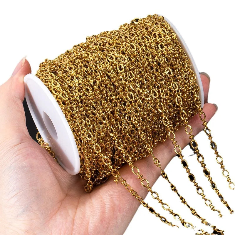 1 M Per Pack 304 Stainless Steel Diameter 4.2mm Jewelry Accessories Chain