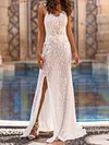 Split-Side Condole Belt Maxi Dress