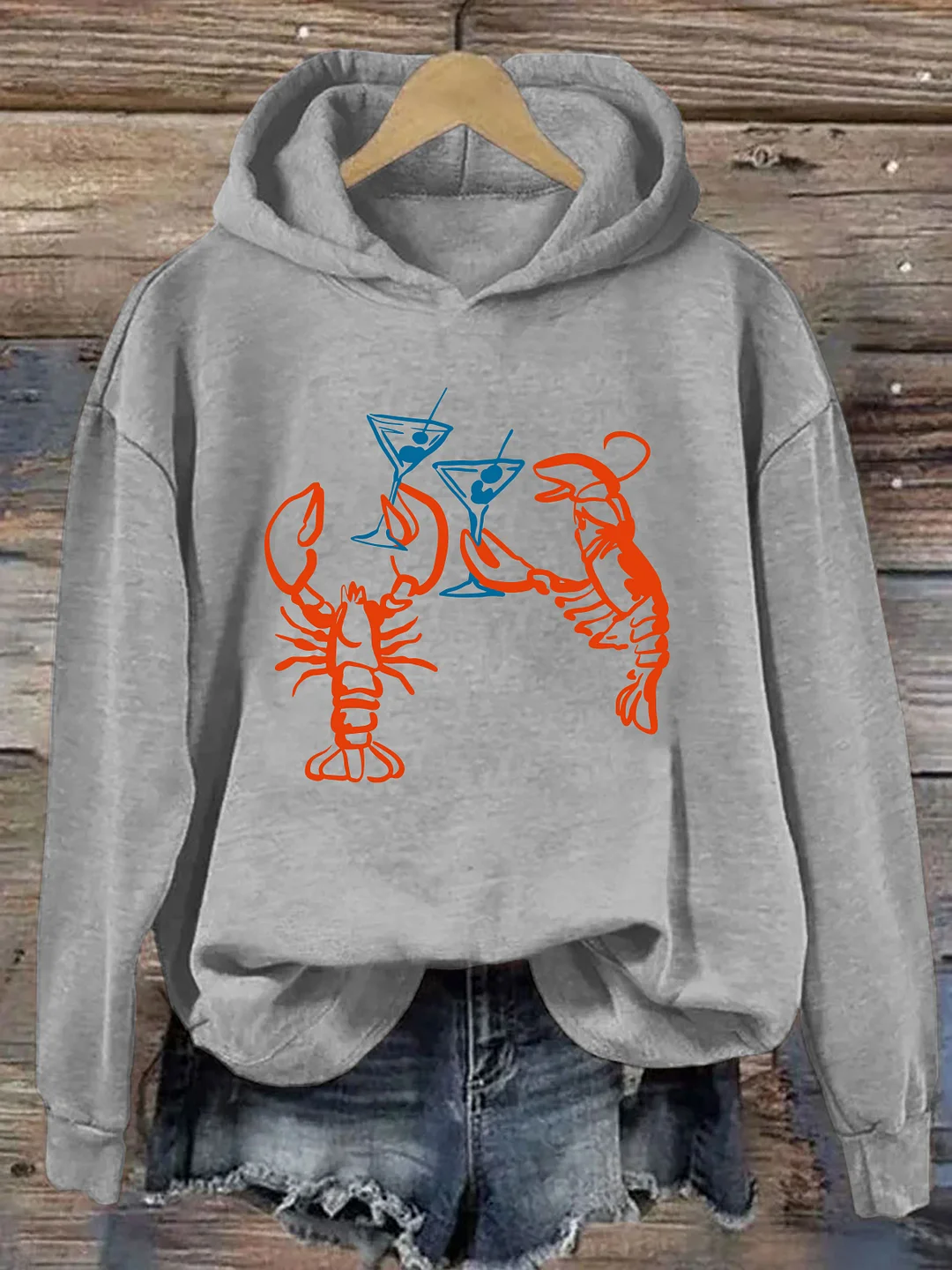 Martini Lobster Hoodie