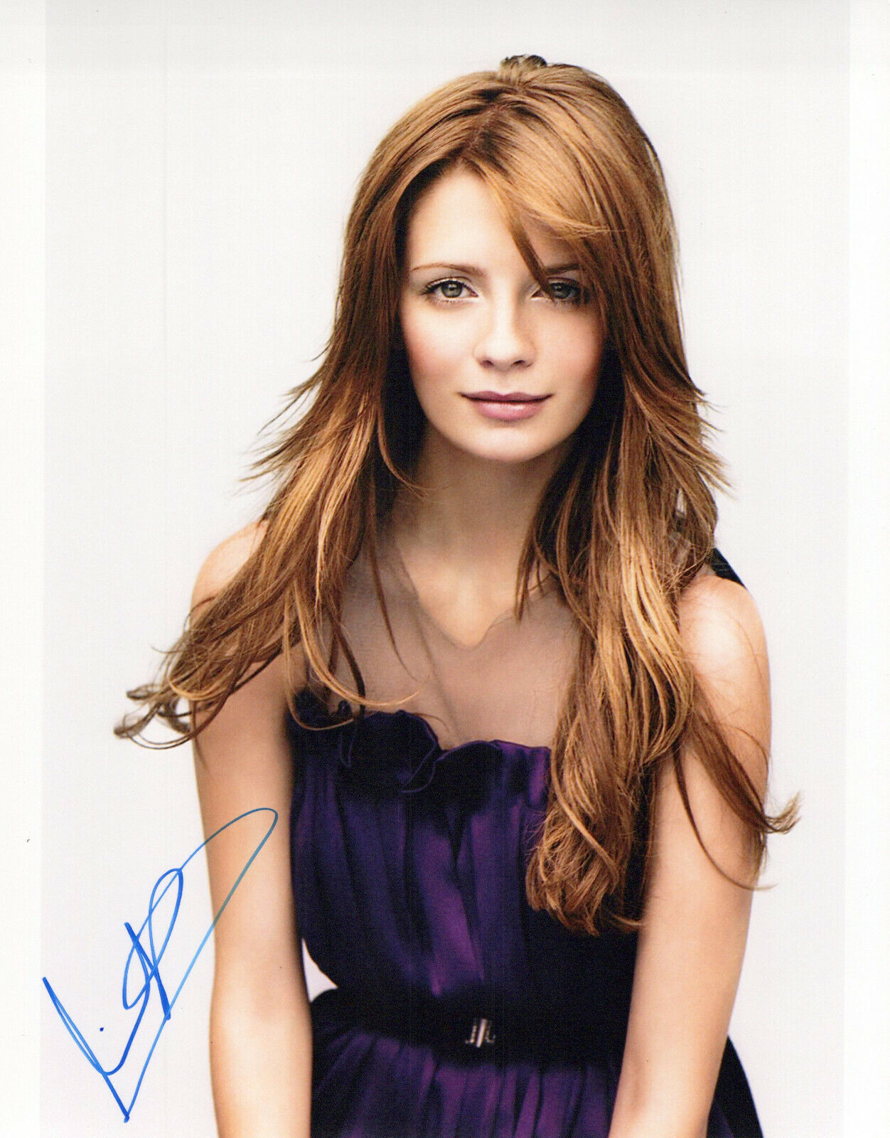 Mischa Barton glamour shot autographed Photo Poster painting signed 8x10 #5