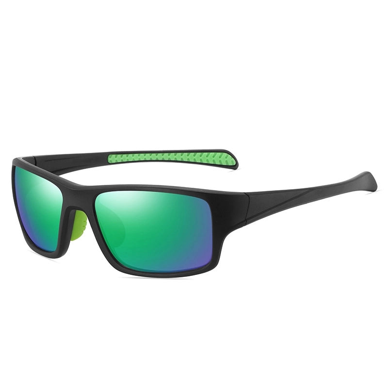Original Design Solid Color Tac Square Full Frame Sports Sunglasses