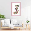 Xmas Stocking -16CT Stamped Cross Stitch Kit(30*44cm)