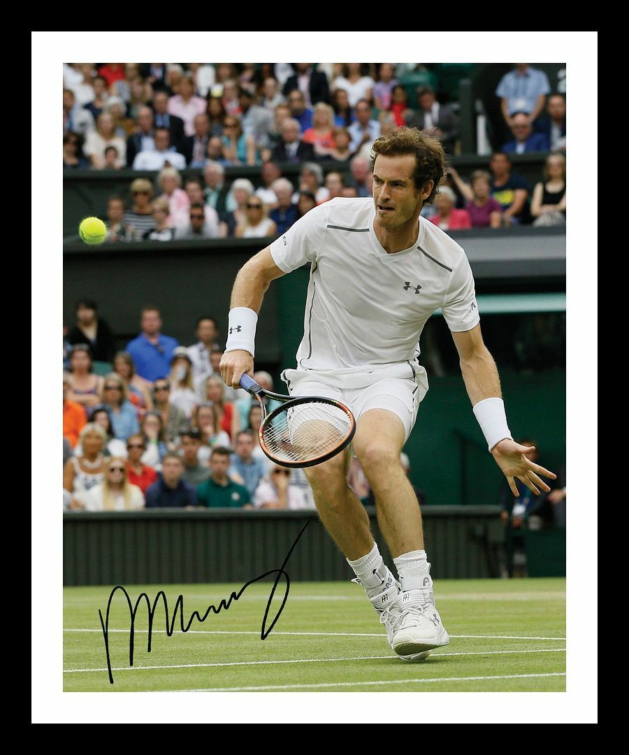 Andy Murray Autograph Signed & Framed Photo Poster painting